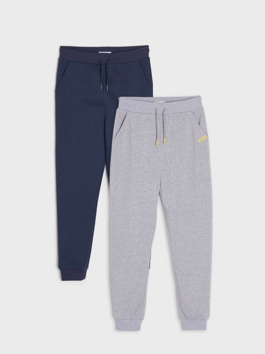 Spodnie dresowe jogger 2 pack Kolor szary  8662M-85M