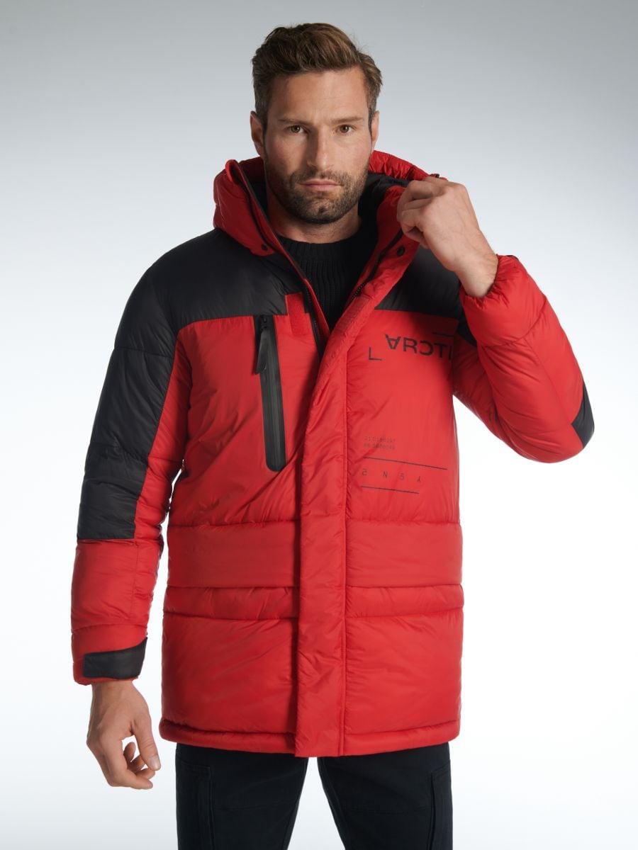 Kurtka puffer Kolor czerwony  1871O-33X