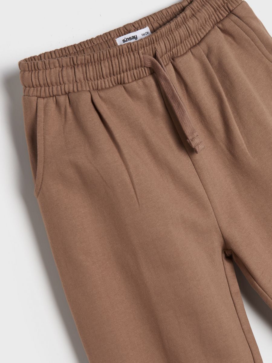 Spodnie dresowe jogger Kolor brązowy  5813R-88X