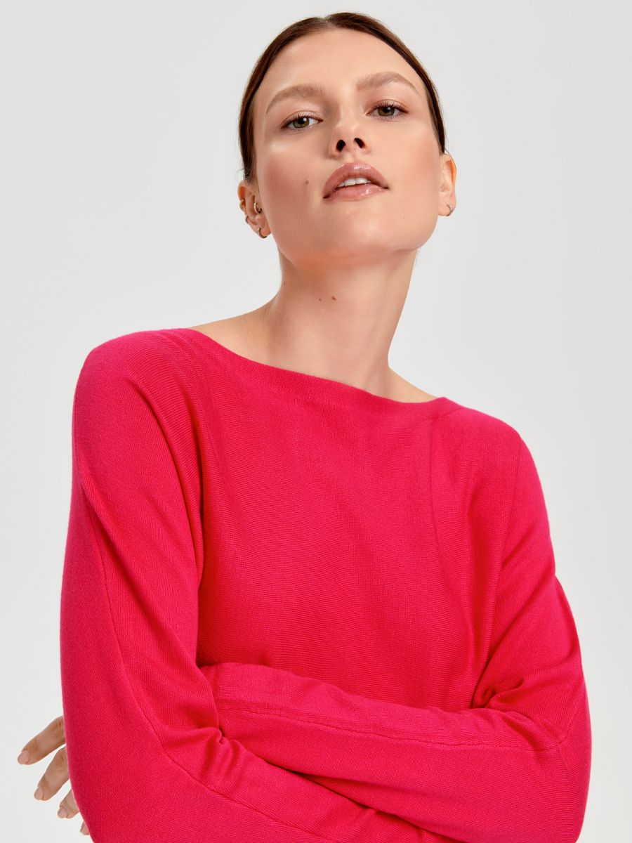 Sweter Kolor różowy  3399X-43X