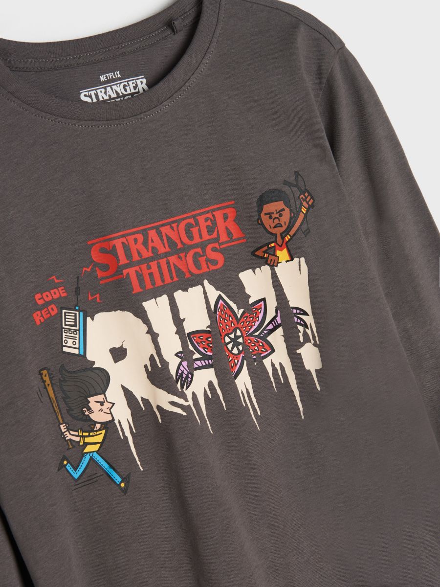 Koszulka Stranger Things Kolor szary  6837Y-86X