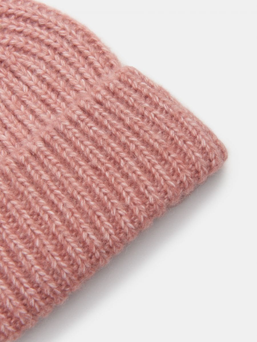 Czapka beanie Kolor różowy  8034A-39X