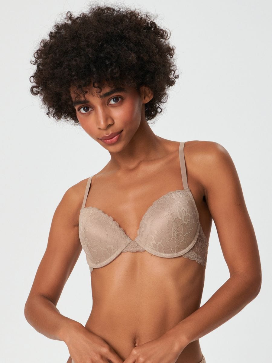 Biustonosz push-up Kolor beżowy  8029M-08X