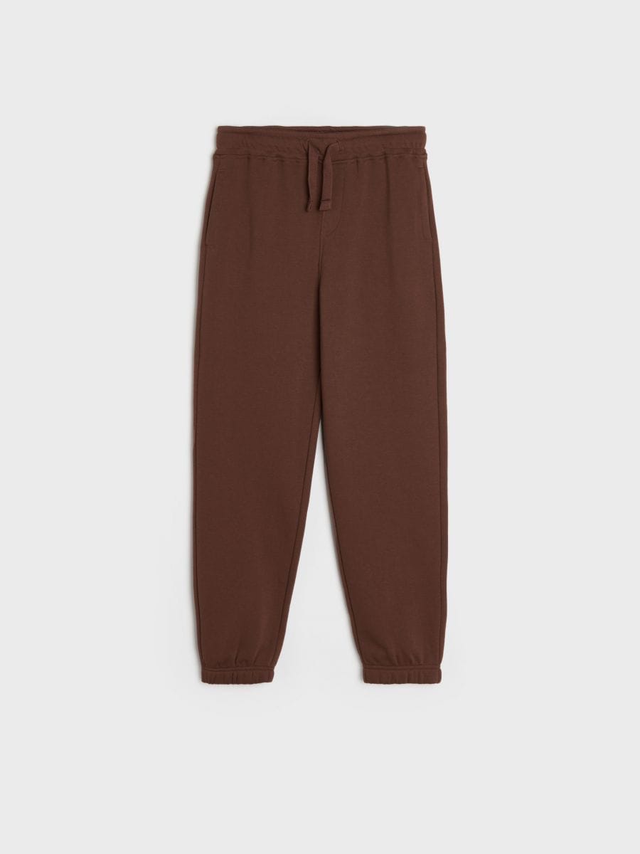 Spodnie dresowe jogger Kolor brązowy  7305Y-89X