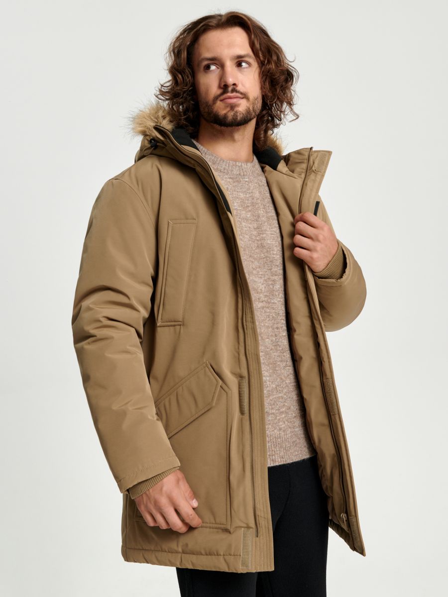 Kurtka parka Kolor beżowy  1852O-80X