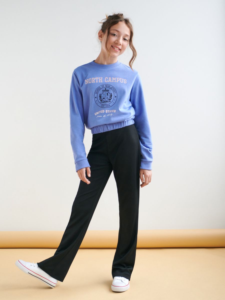 Bluza z nadrukiem Kolor fioletowy  8717M-45X