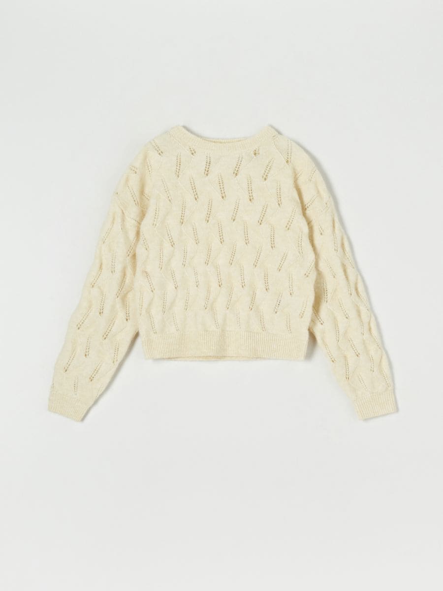 Sweter Kolor kremowy  7464J-02X