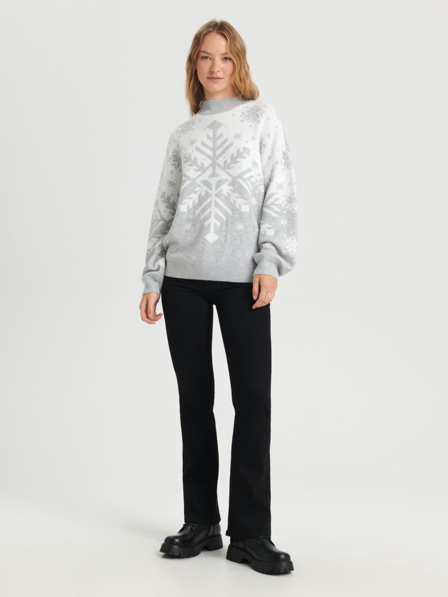 Sweter ze stójką Kolor wielobarwny  3746X-MLC