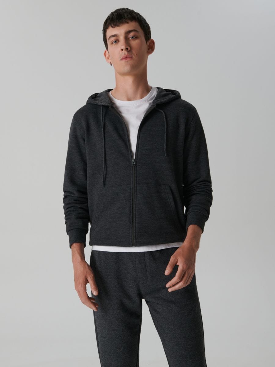 Spodnie dresowe jogger Kolor szary  1958O-90M