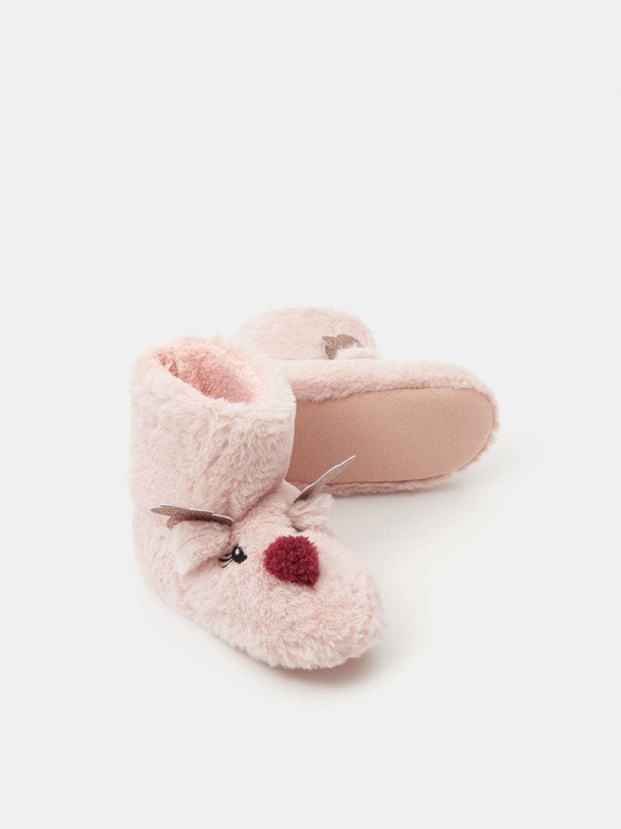 Kapcie slip on Kolor różowy  8513P-39X