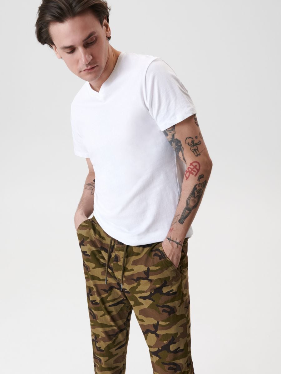 Spodnie jogger Kolor wielobarwny  3001F-MLC
