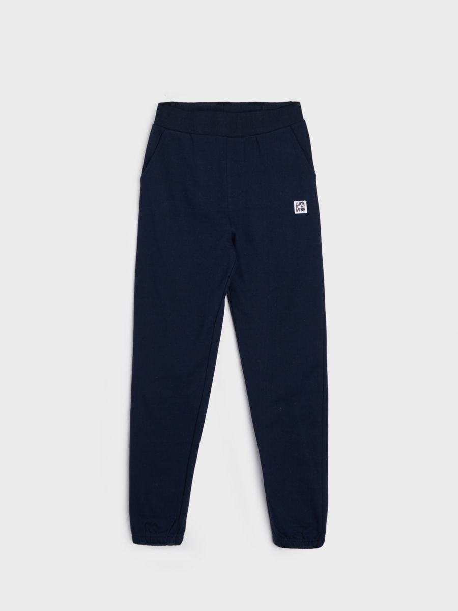 Spodnie dresowe jogger Kolor granatowy  8661M-59X