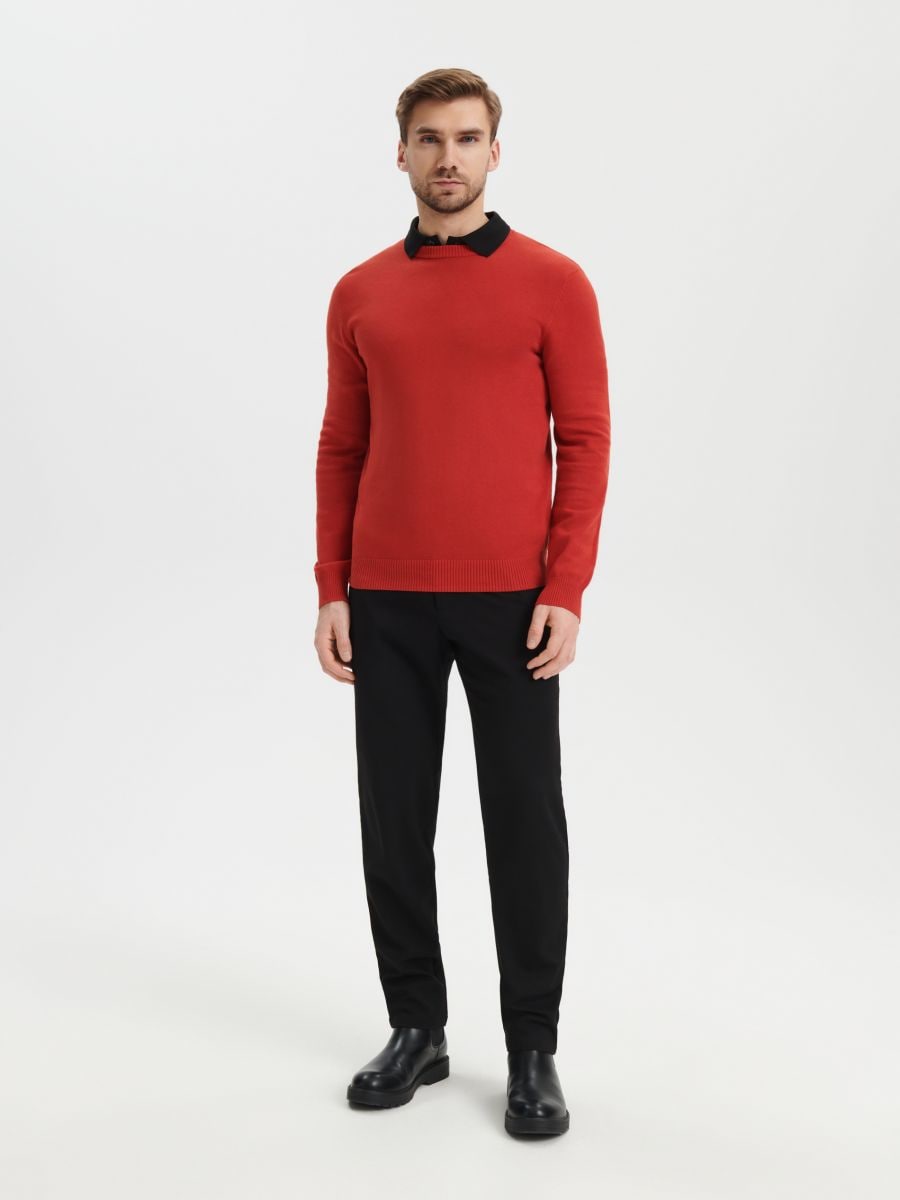 Sweter Kolor pomarańczowy  0494A-29X