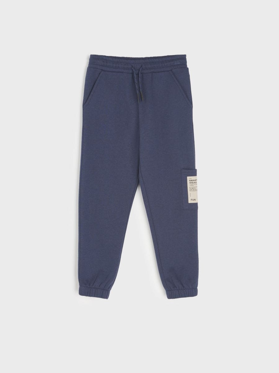 Spodnie dresowe jogger Kolor granatowy  WJ875-59X