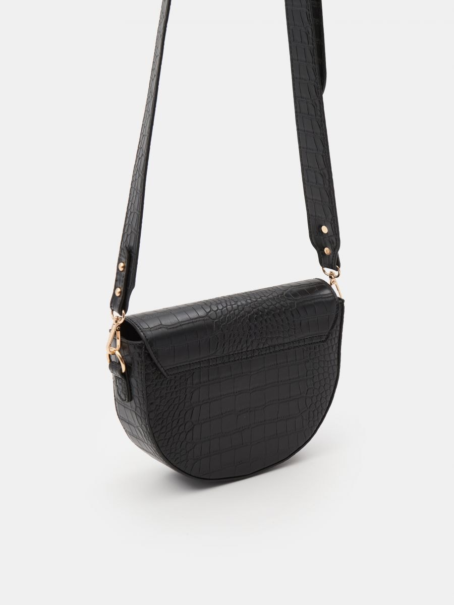 Torebka saddle bag Kolor czarny  3896K-99X