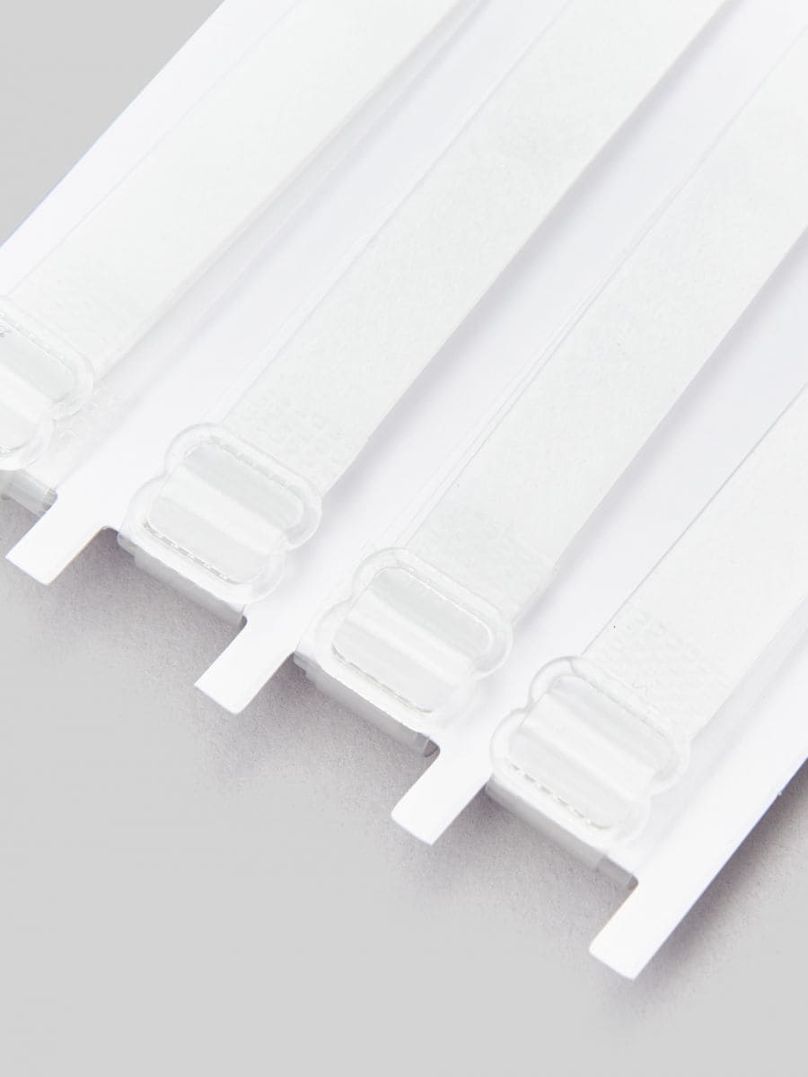 Przezroczyste ramiączka 4 pack Kolor biały  5712U-00X