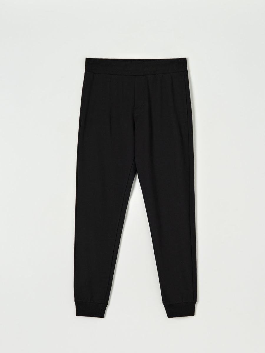 Spodnie dresowe slim jogger Kolor czarny  0781J-99X
