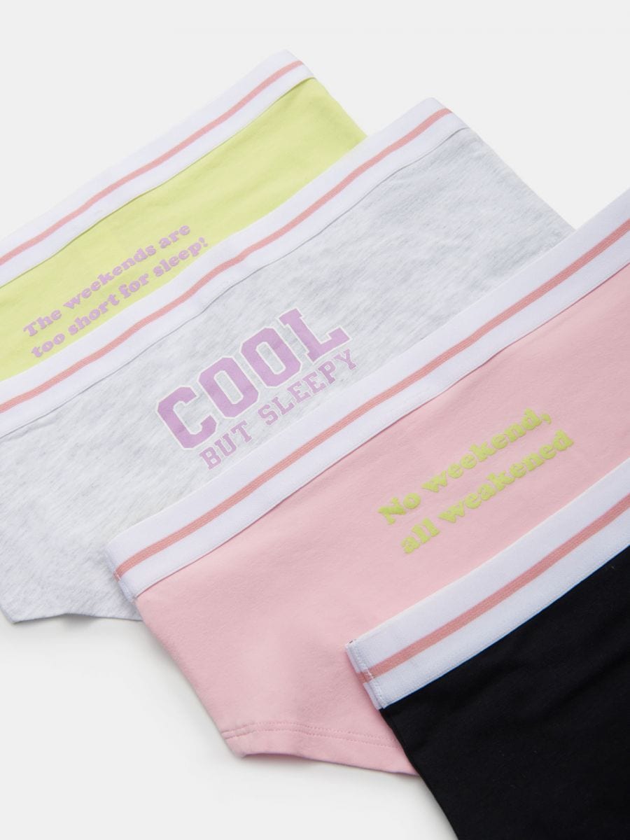 Majtki hipster 5 pack Kolor wielobarwny  5941U-MLC
