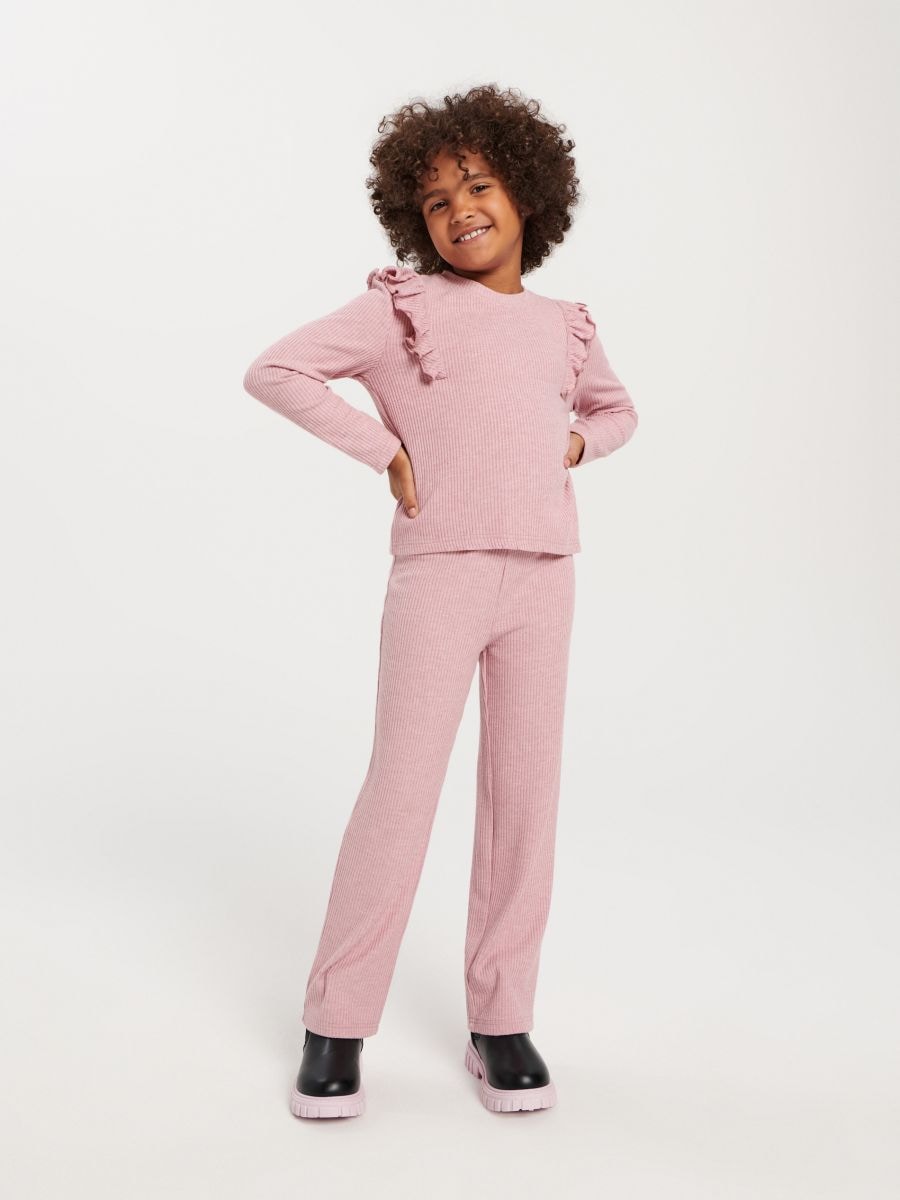 Komplet: bluza i spodnie Kolor fioletowy  8441Q-34X