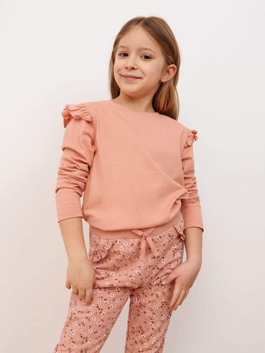 Spodnie dresowe jogger Kolor kremowy  8536M-02X
