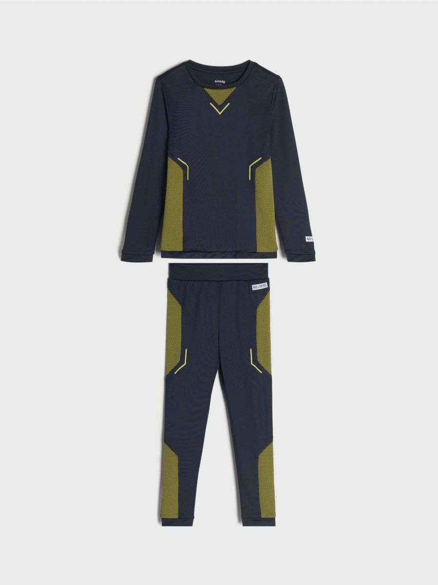 Komplet: koszulka i legginsy Kolor granatowy  6680X-59X