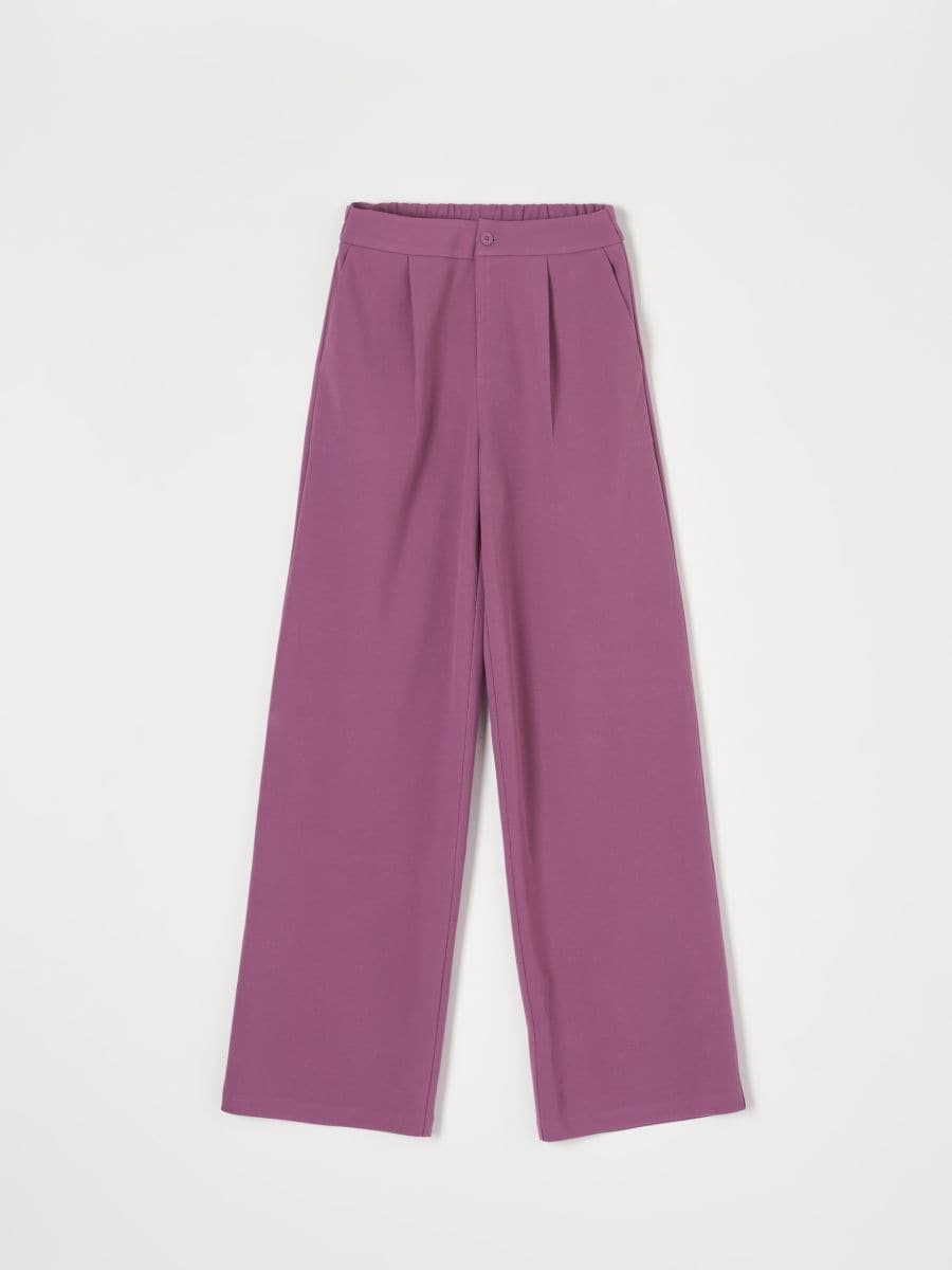 Spodnie wide leg Kolor fioletowy  3640X-48X