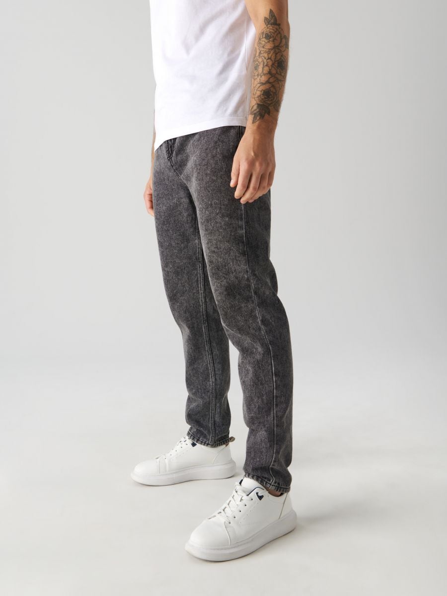 Jeansy comfort Kolor szary  1576O-90J