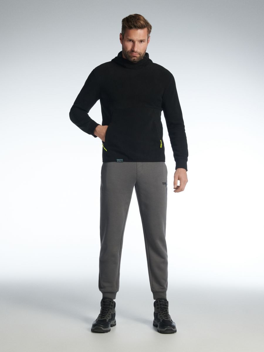 Spodnie dresowe jogger Kolor szary  6339X-09X