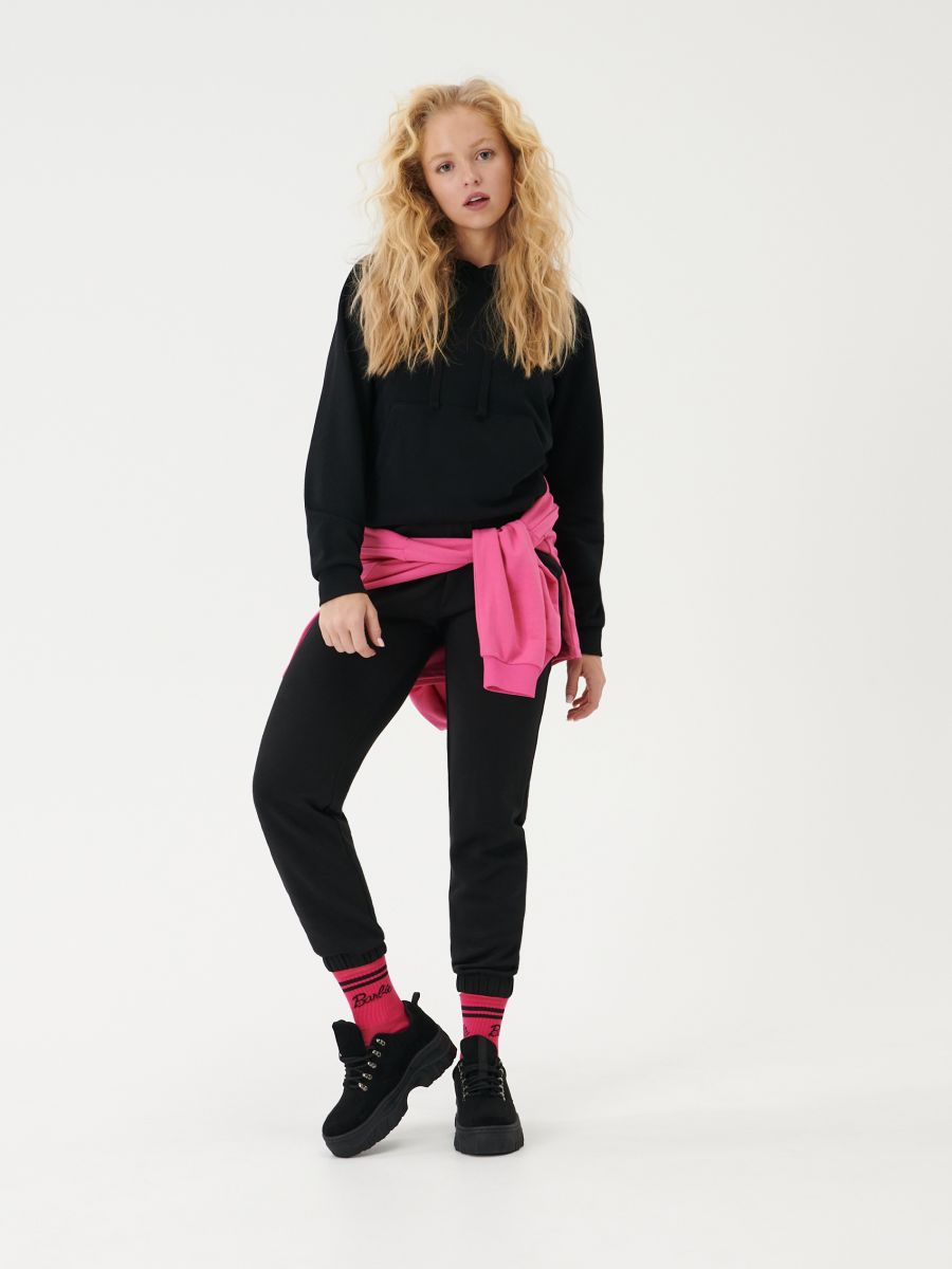 Spodnie dresowe basic Kolor czarny  0353M-99X
