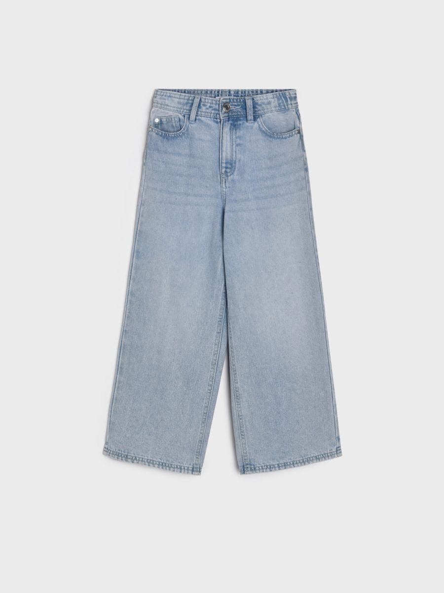 Jeansy wide leg Kolor niebieski  1774W-50J