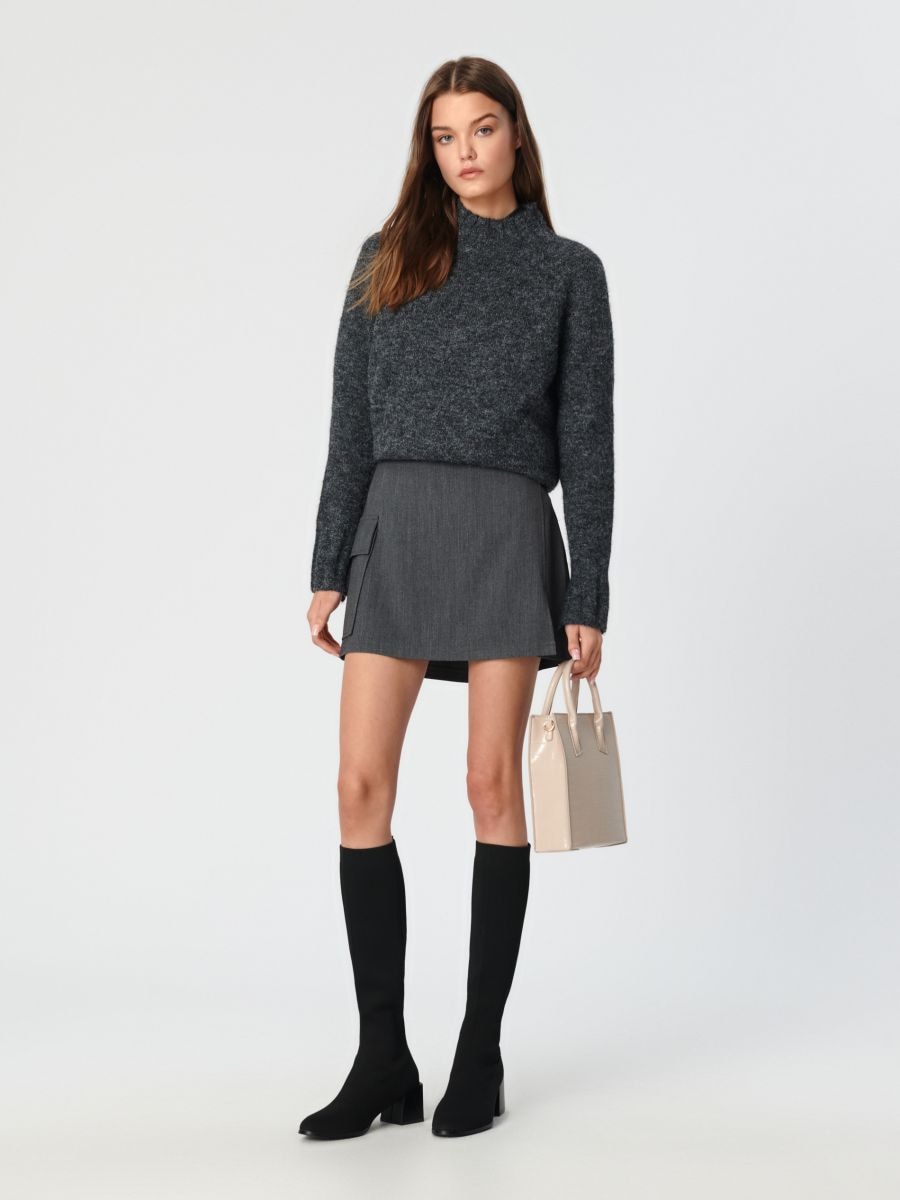 Sweter Kolor szary  7395J-90M