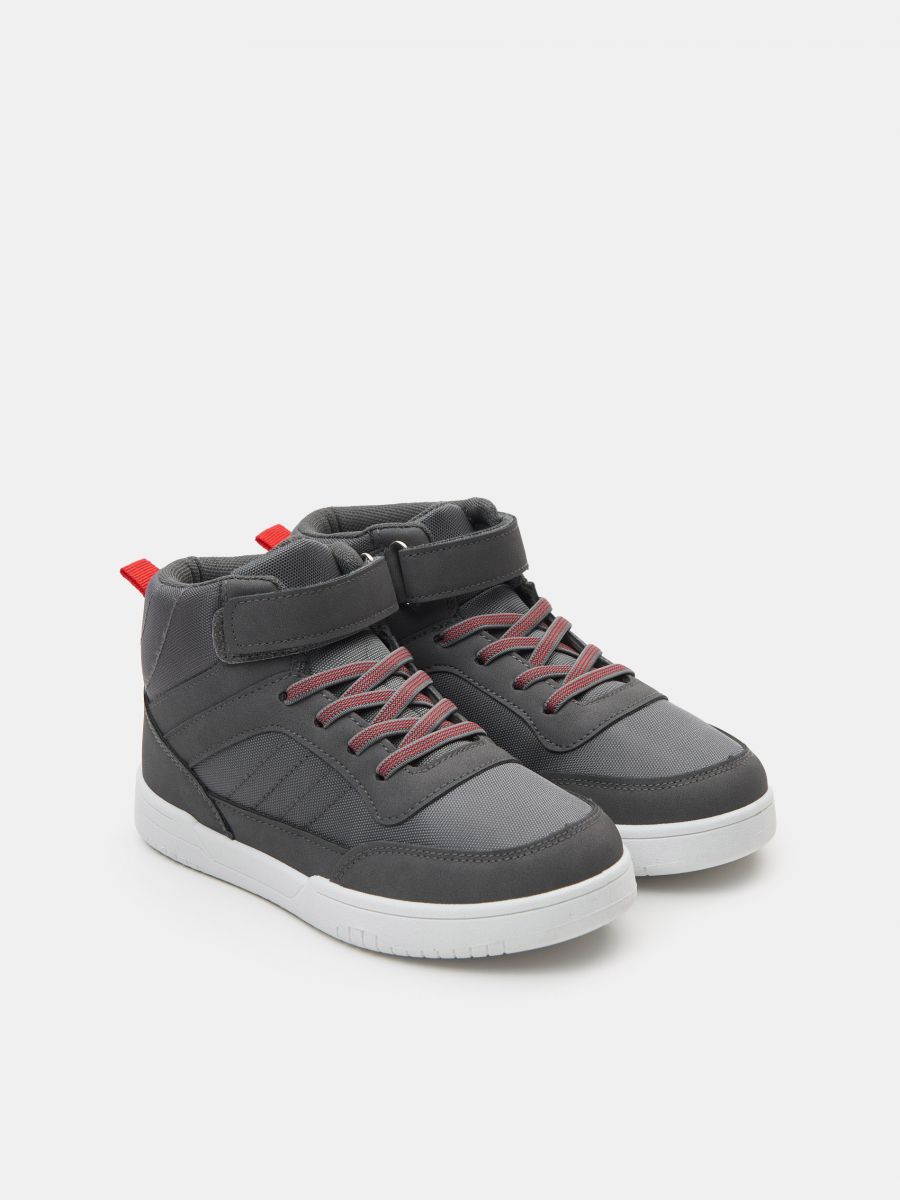 Sneakersy za kostkę Kolor szary  7370R-85X