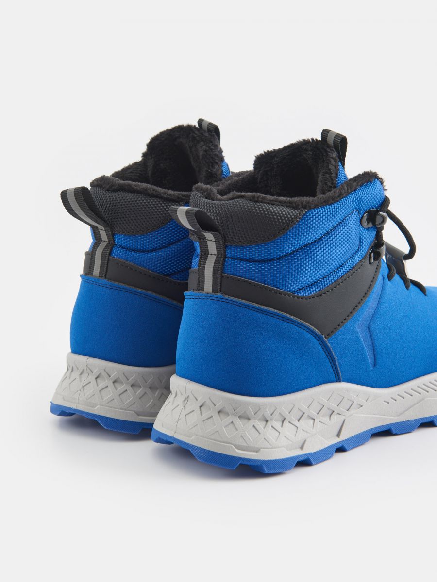 Sneakersy za kostkę Kolor mid blue  7467X-52X
