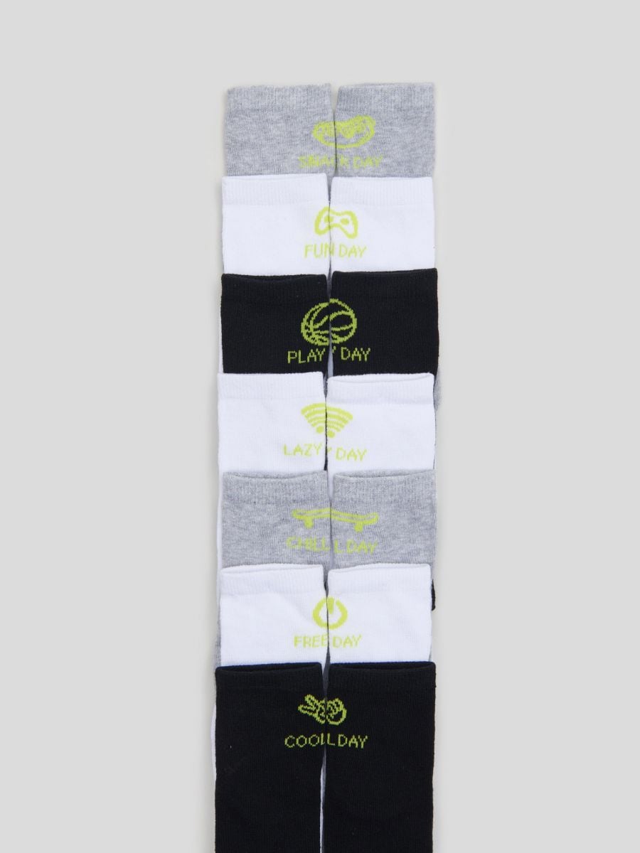 Skarpetki 7 pack Kolor wielobarwny  7452P-MLC