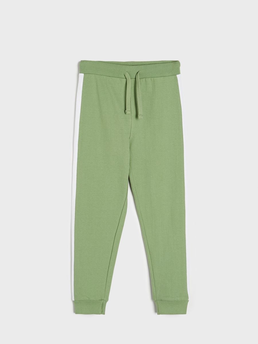 Spodnie dresowe jogger Kolor zielony  6782M-76X