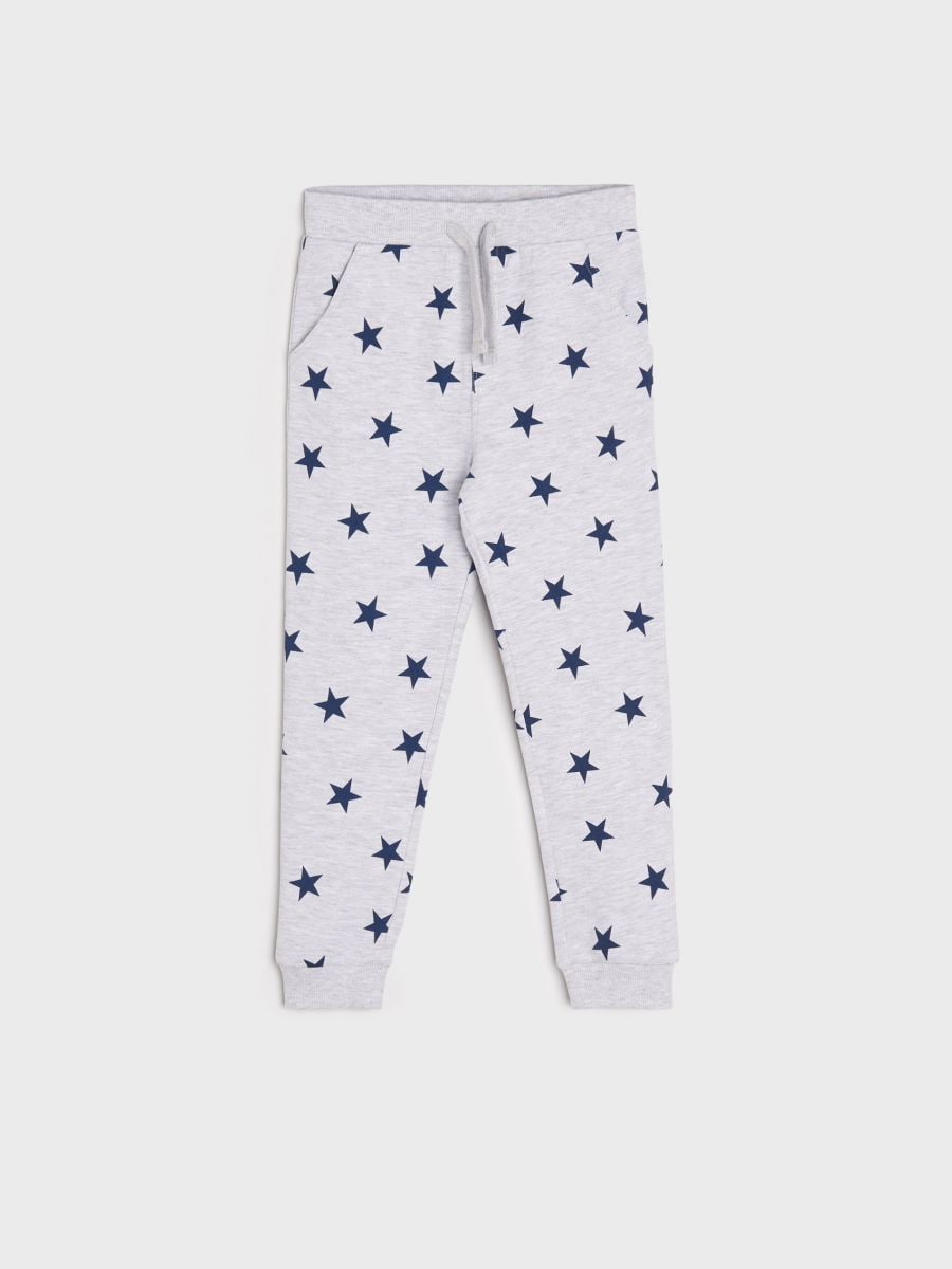 Spodnie dresowe jogger Kolor szary  4612J-09M