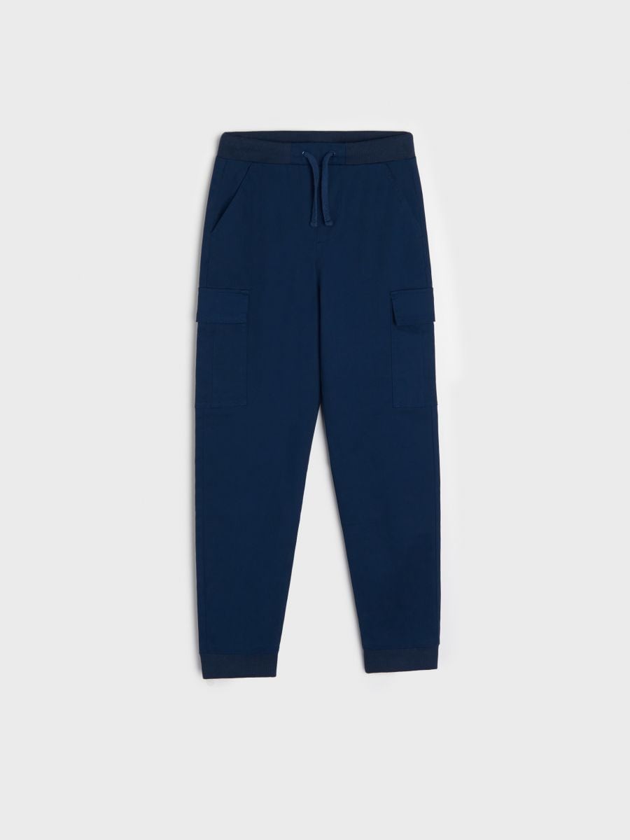 Jeansy jogger cargo Kolor czarny  4331O-99X