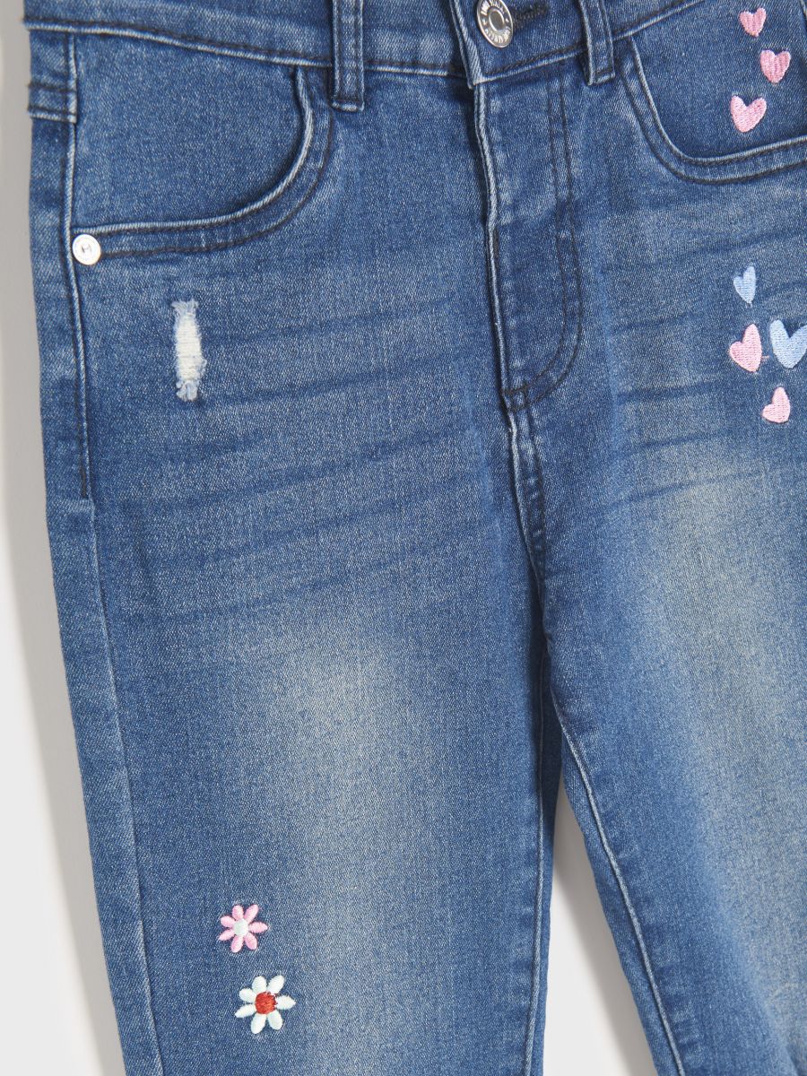 Jeansy mom Kolor niebieski  4462T-55J