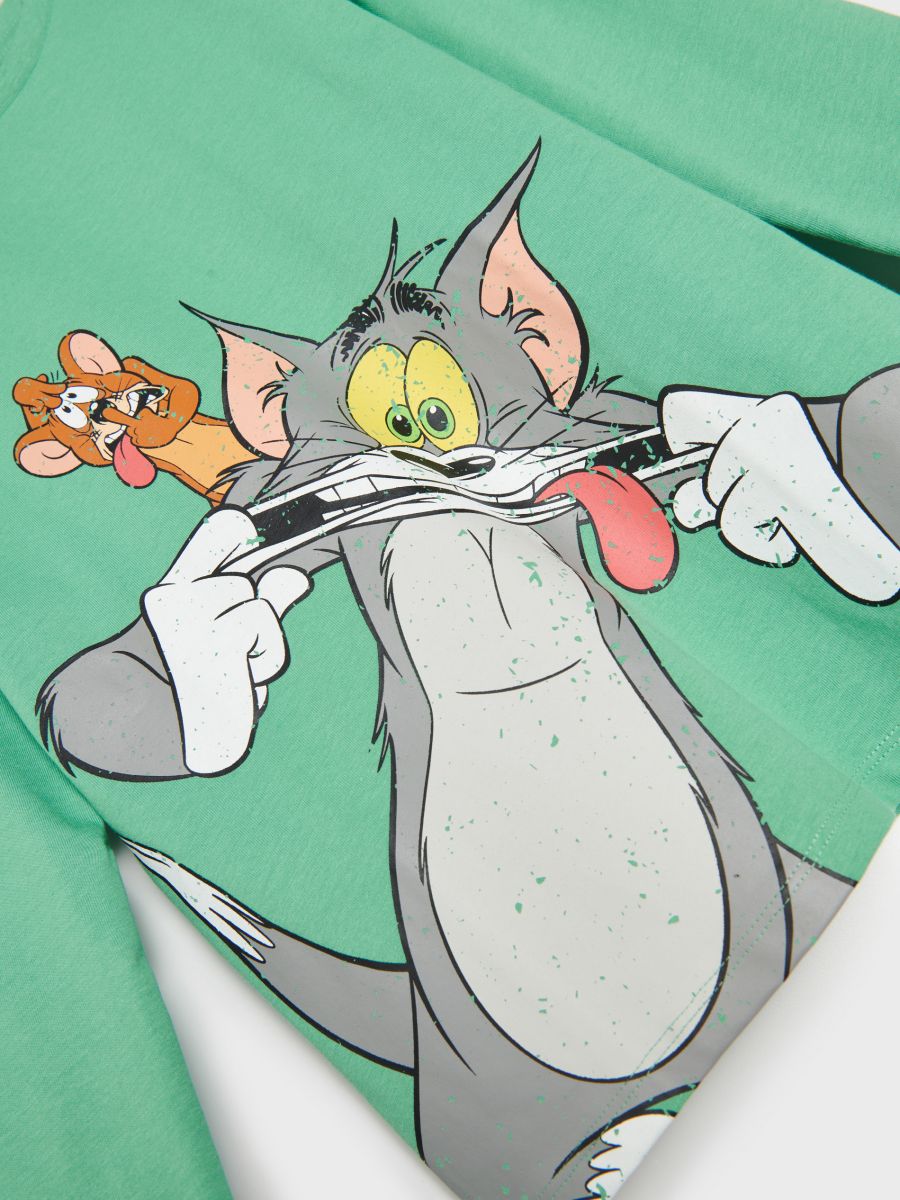 Koszulka Tom i Jerry Kolor zielony  7543X-96X