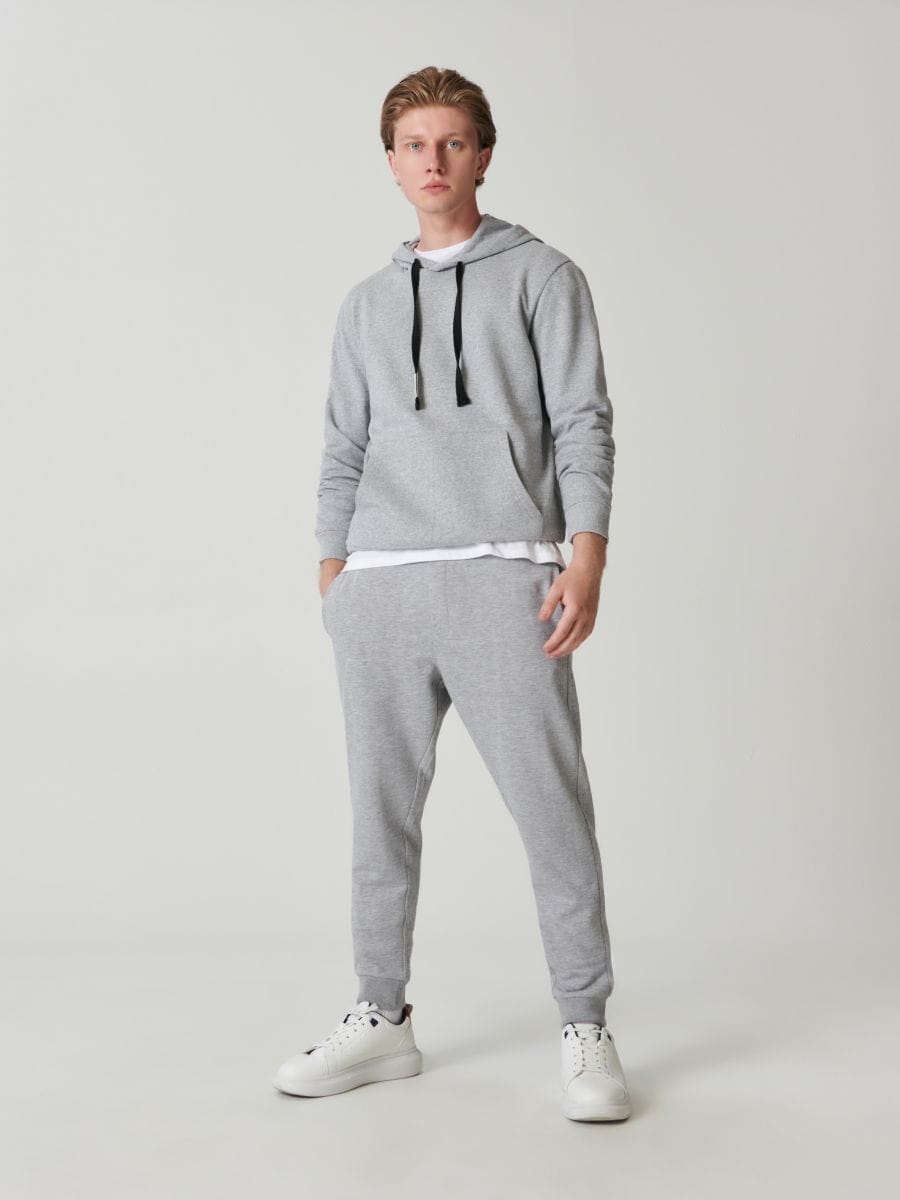 Bluza z kapturem Kolor szary  1685O-09M