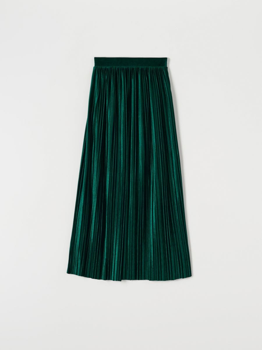 Spódnica maxi Kolor zielony  4785X-67X