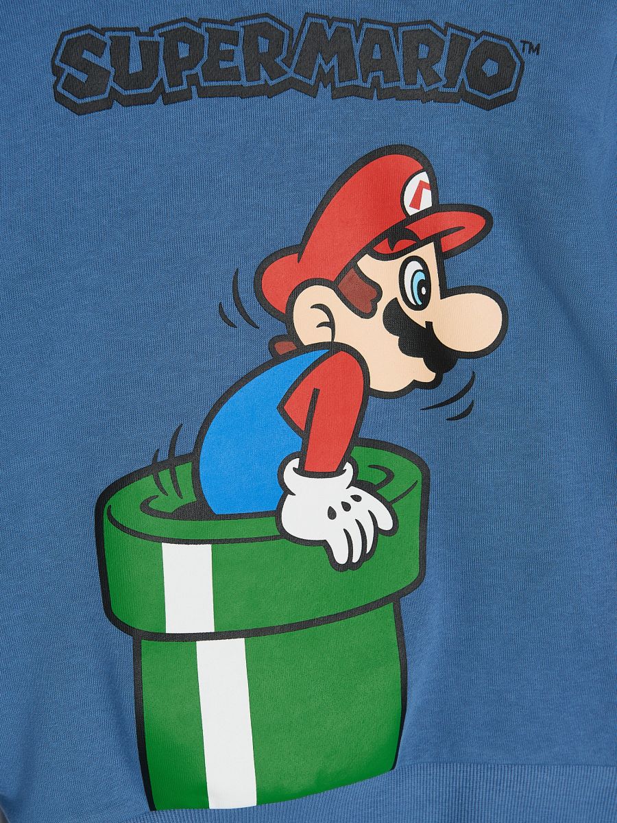 Bluza Super Mario Kolor niebieski  1574M-57X