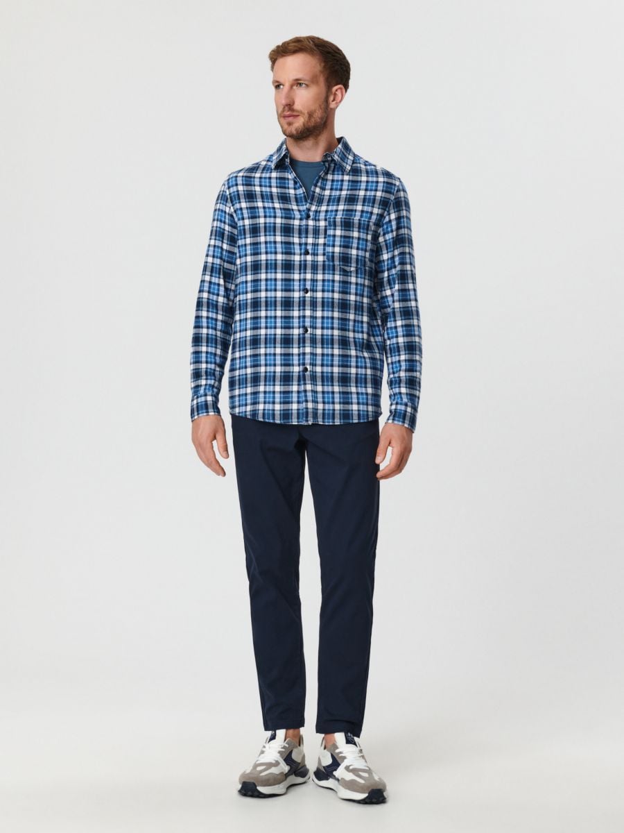 Spodnie chino Kolor granatowy  0276A-59X