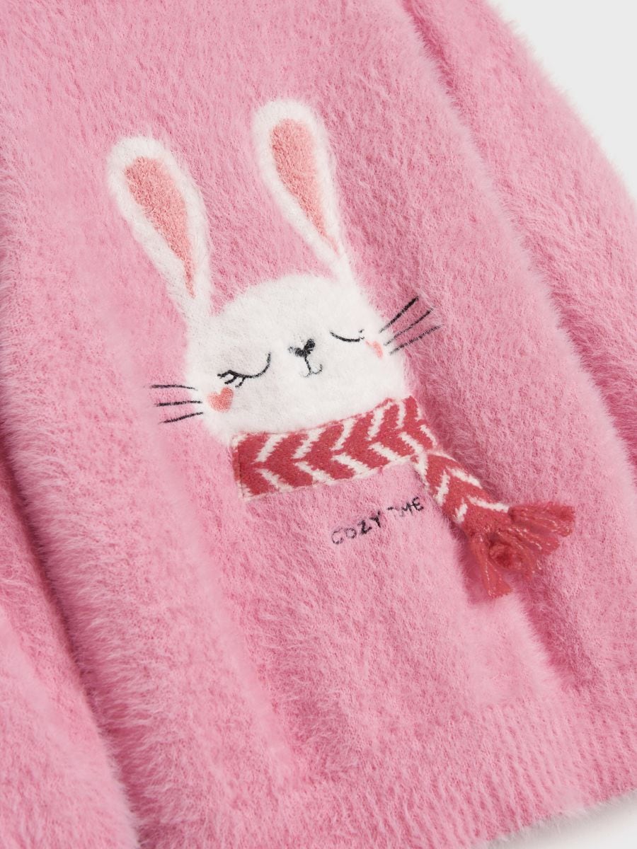 Sweter Kolor różowy  8564C-03X