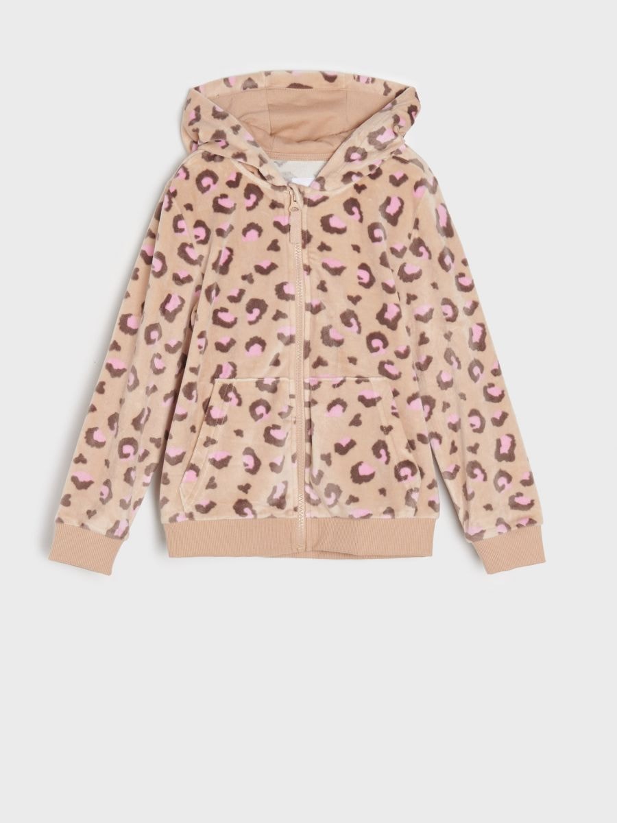 Bluza rozpinana Kolor beżowy  9045X-08X