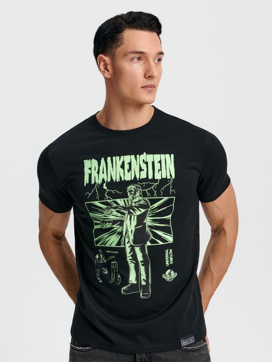 Koszulka Frankenstein Kolor czarny  2257O-99X