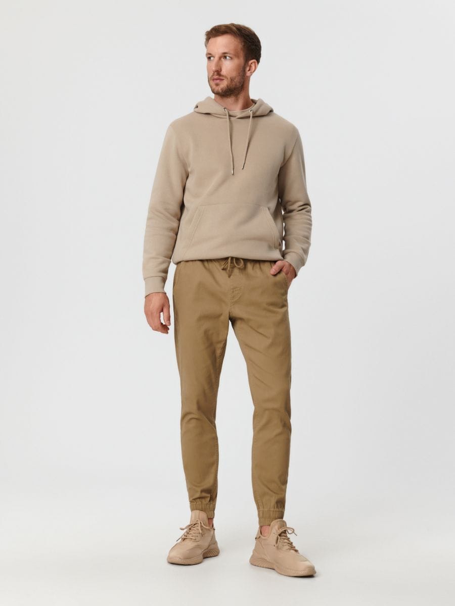 Spodnie jogger Kolor beżowy  0794J-80X