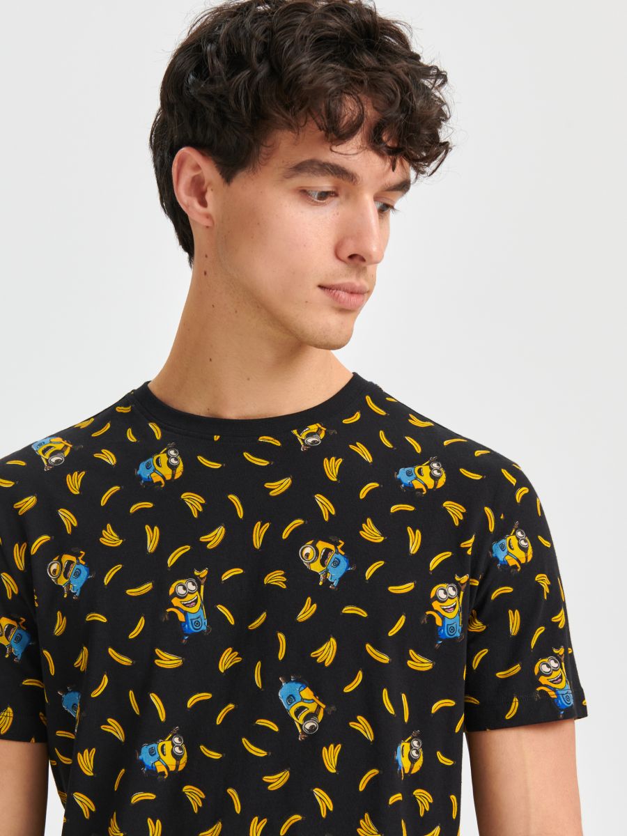 Koszulka Minionki Kolor czarny  2368O-99X