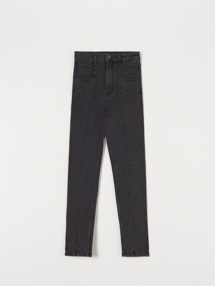 Jeansy skinny Kolor czarny  QE149-99J