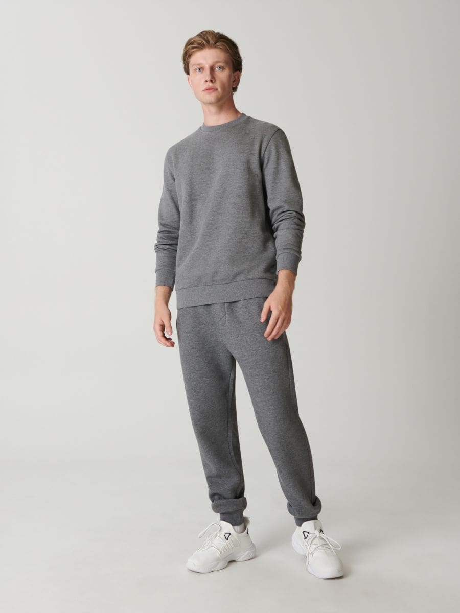 Bluza basic Kolor szary  1687O-9MM